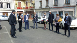 Jeudi 29 avril, visite de M. le Préfet de l’Eure et Mme la Sous-Préfète de Bernay à la Commune Nouvelle de Mesnil-en-Ouche