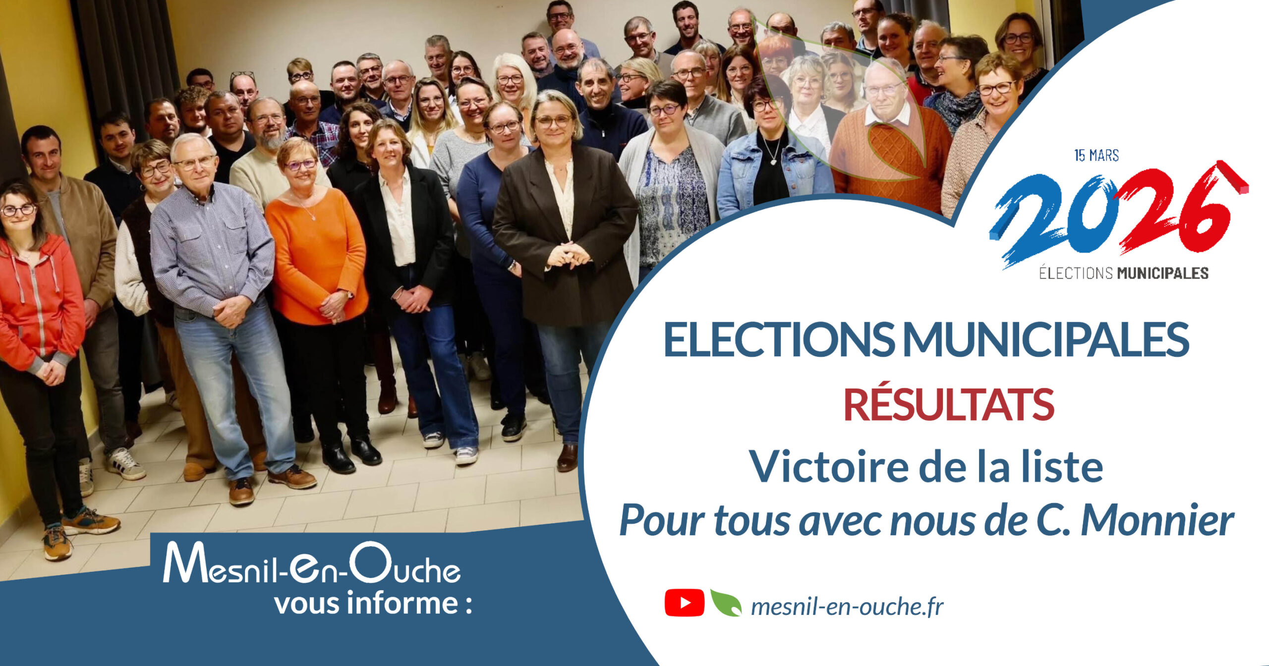 Résultats élections municipales 2026 