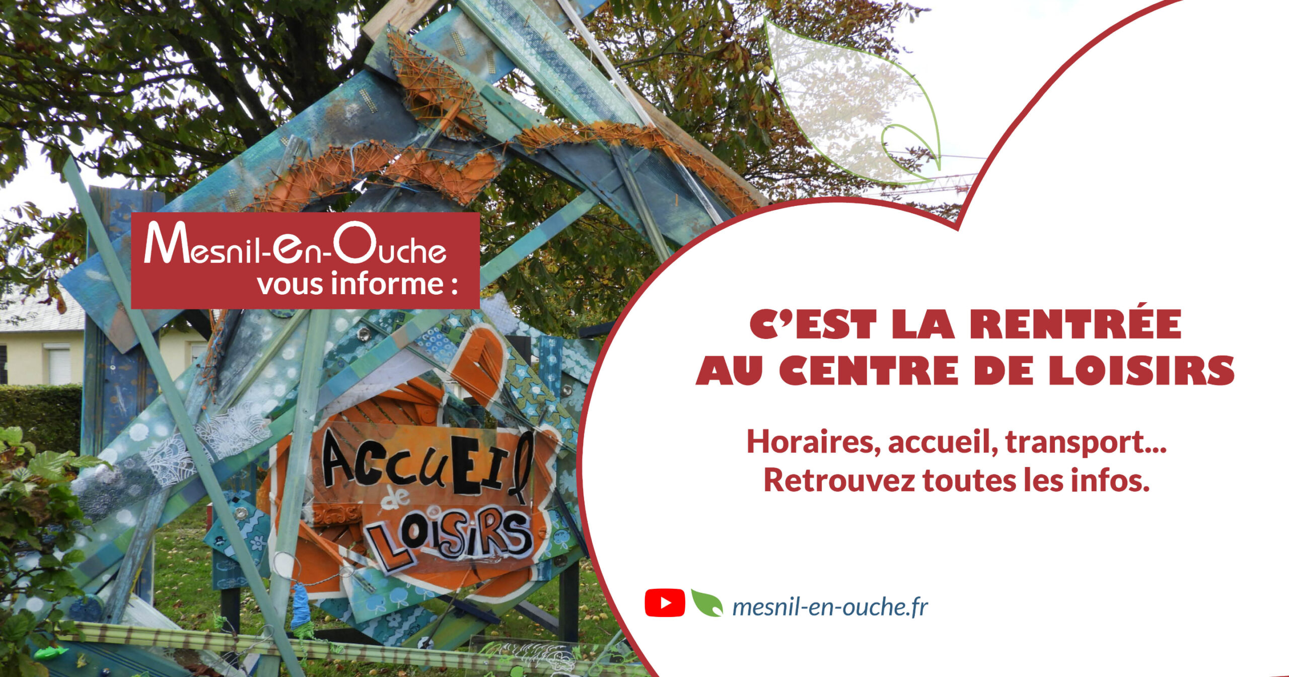 Rentrée scolaire au Centre de Loisirs 